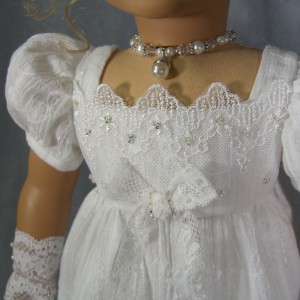 white regency dress