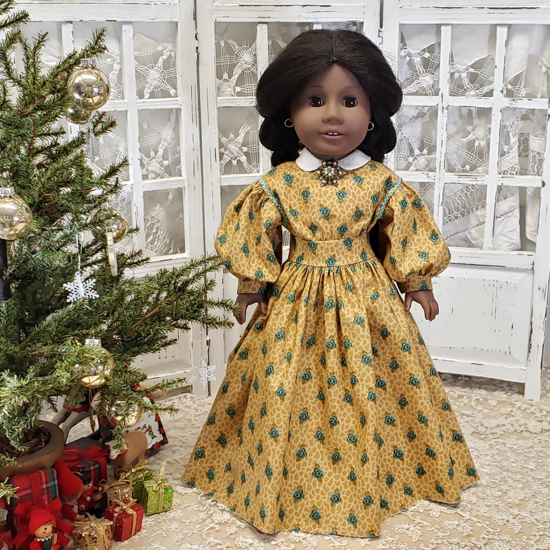 Doll and me deals christmas dress